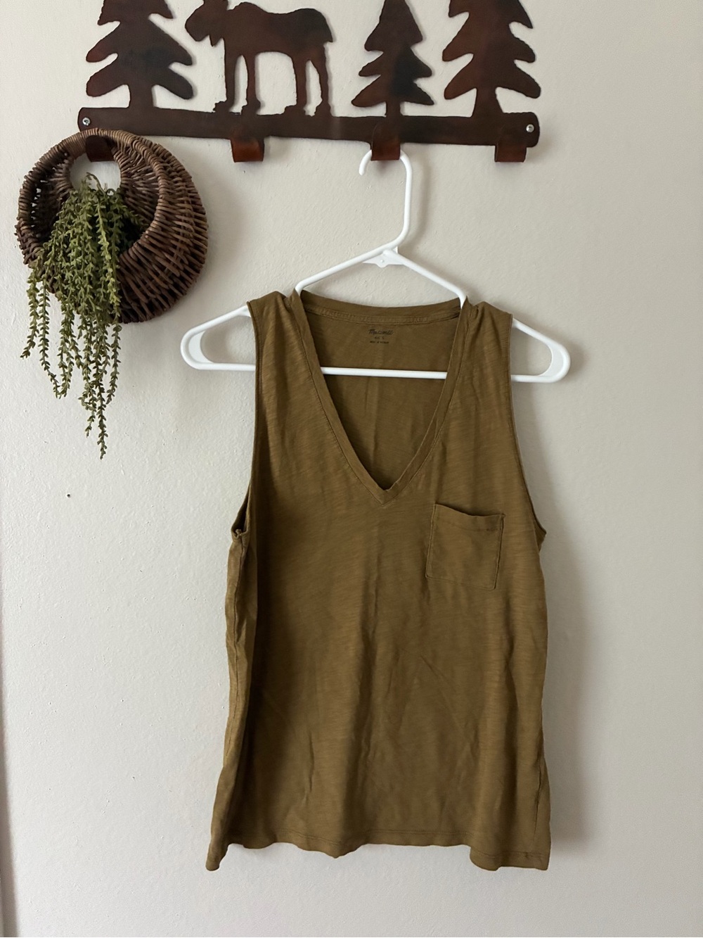 Madewell v-neck tank